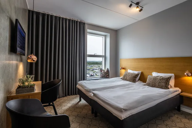 غرفة متصلة عائلية بسريرين مزدوجين، Aalborg Airport Hotel 2/3