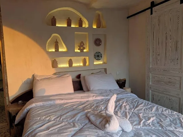 غرفة أساسية بسرير كينج بإطلالة على الجبل، 3 Pyramids View Inn 2/10
