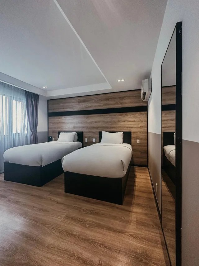 غرفة ديلوكس بسريرين منفصلين، Chotel Ben Thanh 2/2