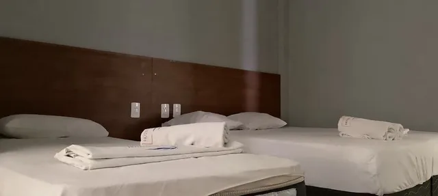 غرفة ثلاثية بسرير كوين وسرير فردي بإطلالة على البحر، Hotel Luar De Itapua 8/10