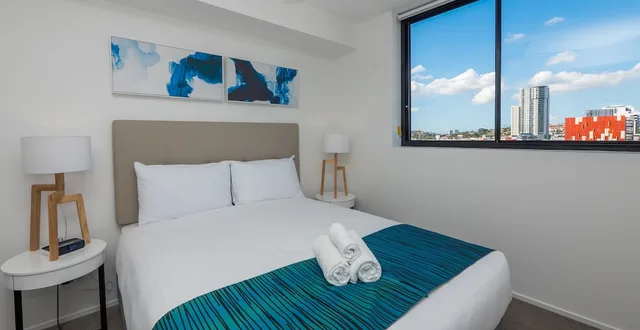 شقة بسريرين كوين بغرفتي نوم، Annexe Apartments 1/2