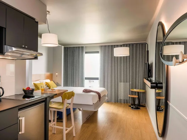 استوديو بسرير مزدوج وسرير فردي مع أريكة، Adagio Access Stuttgart Airport Messe 5/6