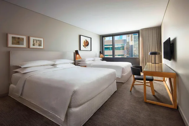 غرفة بسريرين كوين في طابق مرتفع، Four Points By Sheraton Sydney Central Park 3/6