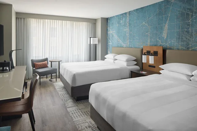 غرفة بسرير كينج أو سرير مزدوج، Washington Marriott At Metro Center 8/10