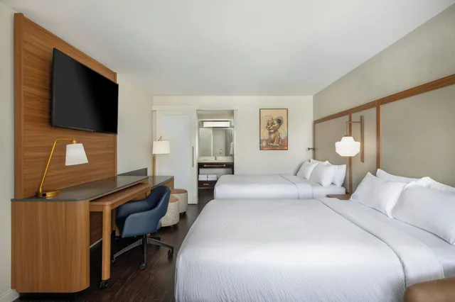 غرفة رباعية بسريرين كوين، Fairfield Inn By Marriott Anaheim Resort 1/10