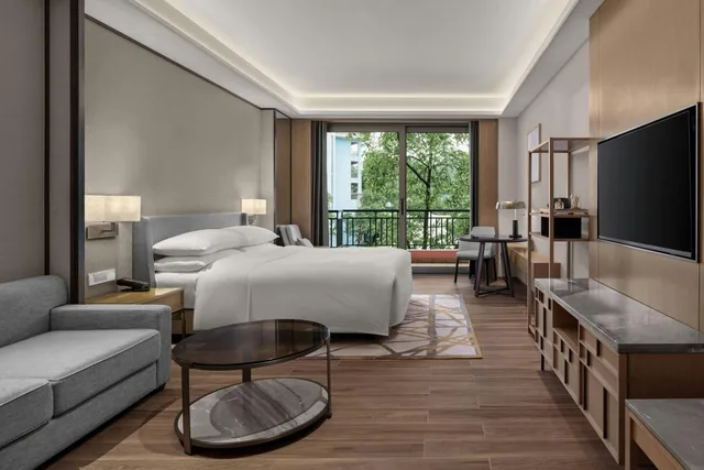 شقة بسرير كوين بإطلالة على المدينة بغرفة نوم واحدة، Dongguan Forum Hotel and Apartment 3/6