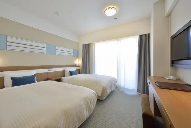 Compact, Twin Beds, No Cleaning Services, Annex, Vessel Hotel Campana Okinawa 2/3