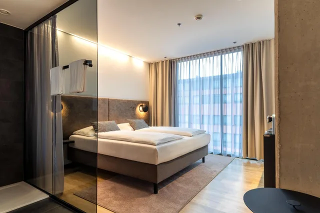 استوديو بسرير كوين مع أريكة في طابق منخفض، Arte Hotel Salzburg 1/1