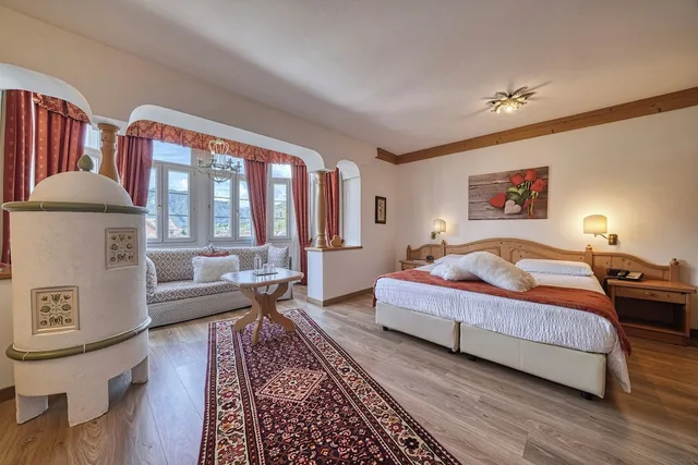 غرفة ديلوكس بسرير مزدوج أو سريرين منفصلين، Brunet The Dolomites Resort 1/10