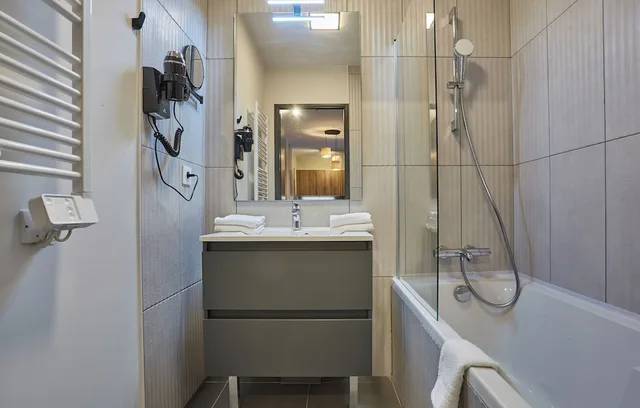 شقة بإطلالة على الجبل مع سرير سحّاب إضافي، Residence Odalys le Mont d'Auron 2/3