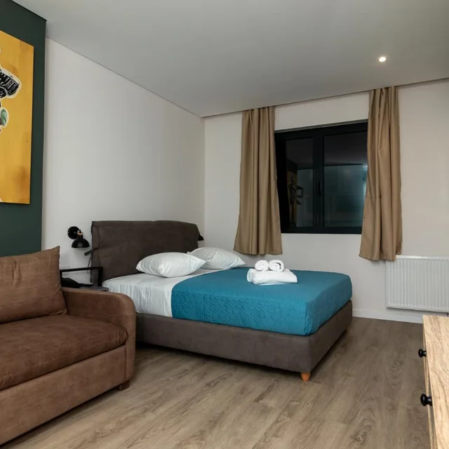 غرفة سوبيريور بسرير كينج، Dunlin Hotel Athens 2/7