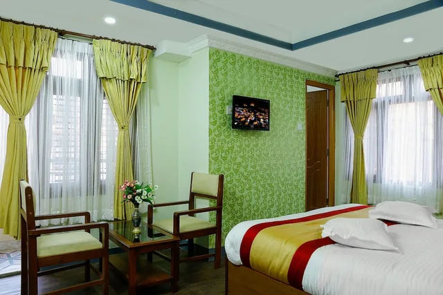 غرفة قياسية بسرير مزدوج أو سريرين منفصلين بإطلالة على الحديقة، Kathmandu Garden Home 6/9
