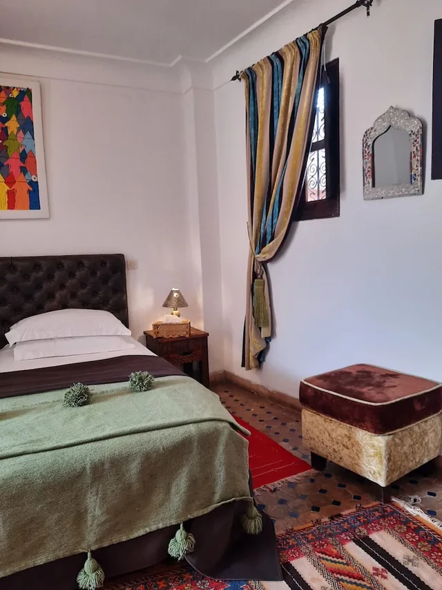 غرفة قياسية بسرير مزدوج، Riad Aubrac 8/10