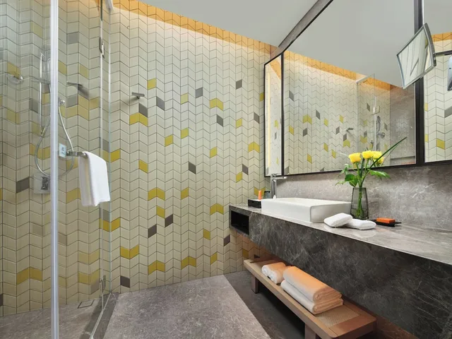 غرفة بريميوم بسريرين مزدوجين، Crowne Plaza Qidong 3/4