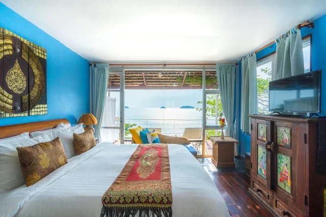 غرفة سوبيريور بإطلالة على البحر، Koh Chang Cliff Beach Resort 2/5