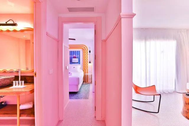 جناح غراند بسرير مزدوج وسريرين منفصلين، Paradiso Ibiza Art Hotel 5/5