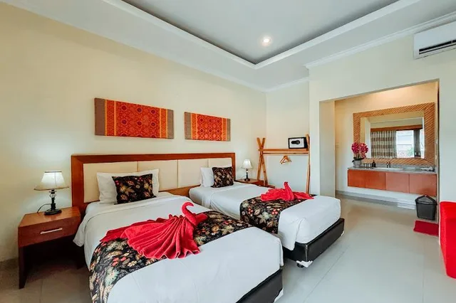 جناح ديلوكس بسريرين منفصلين، Kubu Petitenget Suite Seminyak 1/1