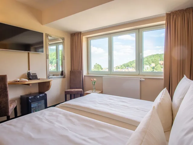 غرفة مفردة بسرير مزدوج، Hasseröder Burghotel 5/10