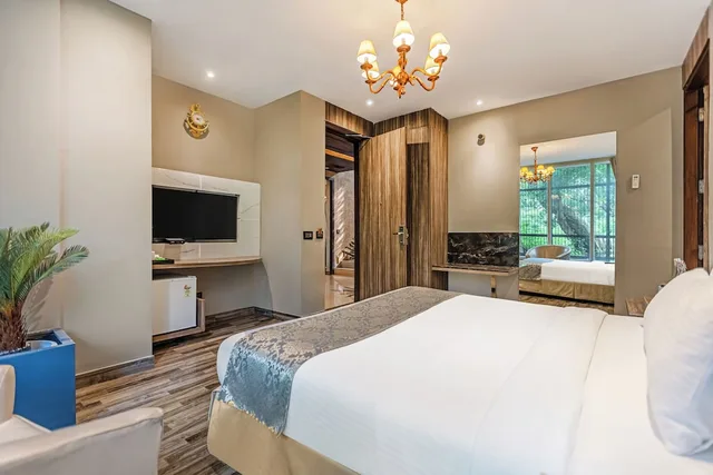 غرفة عائلية بسرير مزدوج بغرفتي نوم، Sterling Palm Bliss Wellness Resort, Rishikesh 9/10