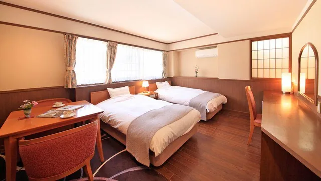 غرفة غربية قياسية في المبنى الرئيسي للمدخنين، Hotel Tsubakino 1/1