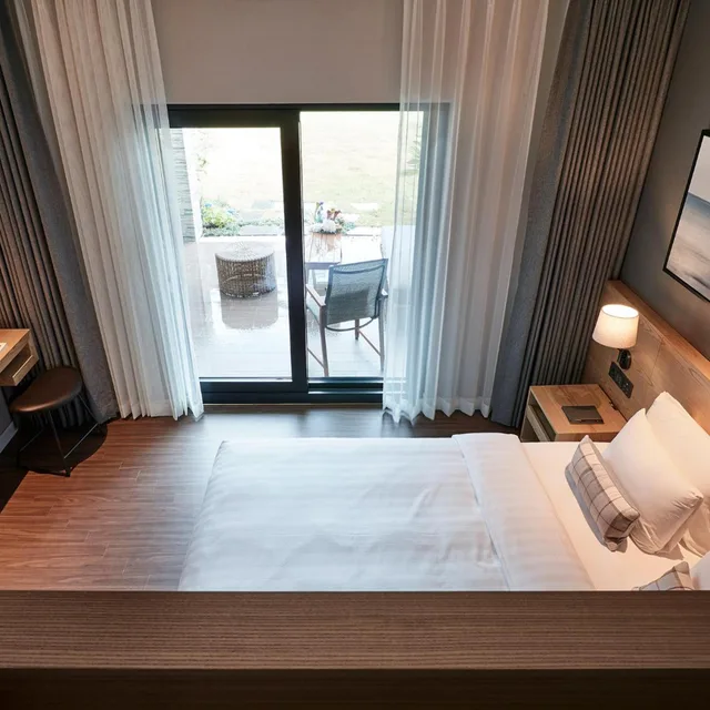 غرفة عائلية بسرير بطابقين بشرفة، The Suites Hotel Jeju 4/5