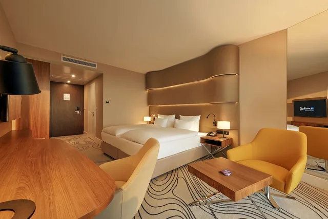 غرفة بريميوم بسريرين منفصلين بإطلالة على البحر، Radisson Blu Resort Swinoujscie 5/7