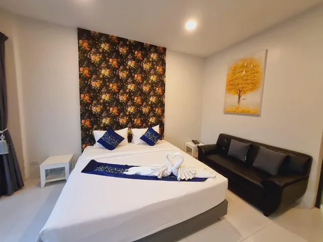 غرفة قياسية مفردة بسرير مزدوج، Baan Yamoo Ranong 3/5