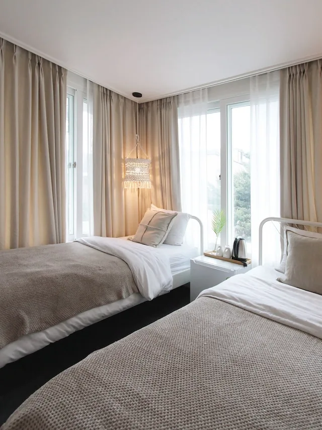 غرفة ديلوكس بسرير مزدوج وسرير فردي، Neat House Hongdae 3/10