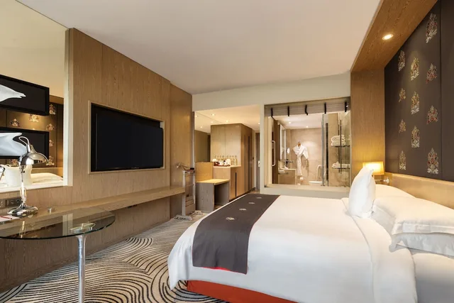 غرفة كلوب بسرير كينج بإطلالة على المدينة، Sheraton New Delhi 6/10