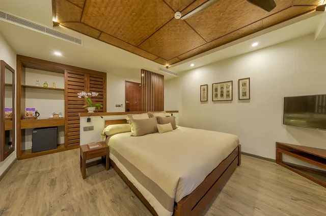 غرفة غراند ديلوكس بسريرين منفصلين بشرفة، Hoi An Eco Lodge & Spa 7/10