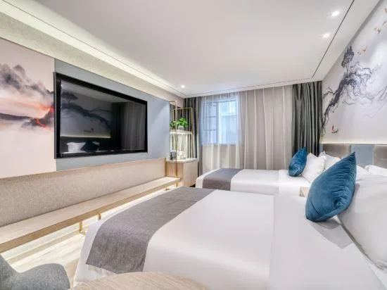 Smart, Business, Twin Beds، Jitai Hotel Shanghai Railway Station South Square 1/1