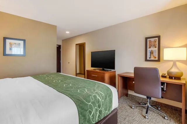 غرفة قياسية بسرير كينج، Comfort Inn Suites Schenectady - Scotia 2/5