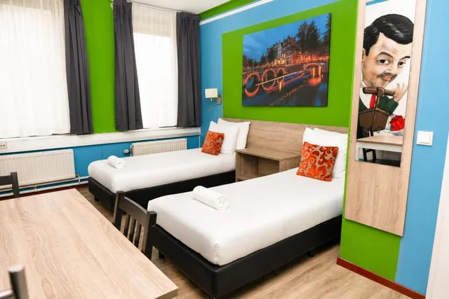 استوديو بسريرين منفصلين، Amsterdam Teleport Hotel 2/8
