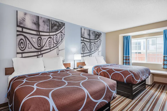 Basic, 2 Queen Beds, Super 8 by Wyndham Joliet 1/10