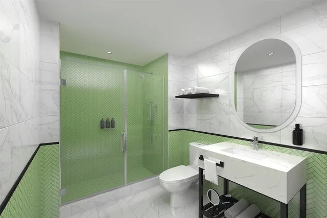 Junior Suite, 2 Double Beds, Hilton Miami Beach 2/2
