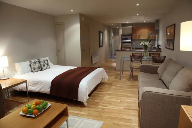 شقة استوديو بسرير كوين، Oakridge Resort Wanaka 2/6