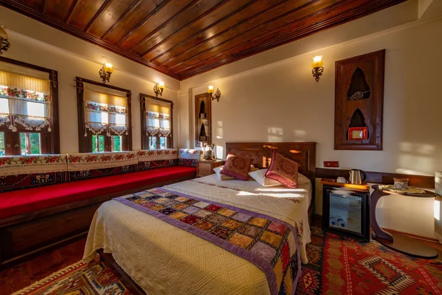 غرفة قياسية بسرير مزدوج بإطلالة على المدينة، Safranbolu Seyir Konak Otel 4/6
