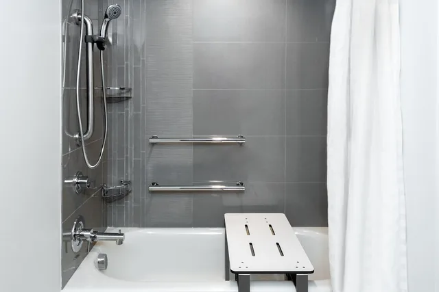 جناح استوديو بسرير كينج مع أريكة بمطبخ بحوض استحمام لذوي الإعاقة، Hyatt House Tampa Airport Westshore 4/4