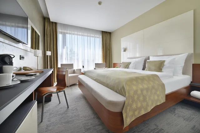 غرفة ديلوكس بسرير مزدوج بشرفة، Wellness Hotel Diamant (ex Relaxacni A Regeneracni Centrum) 2/10