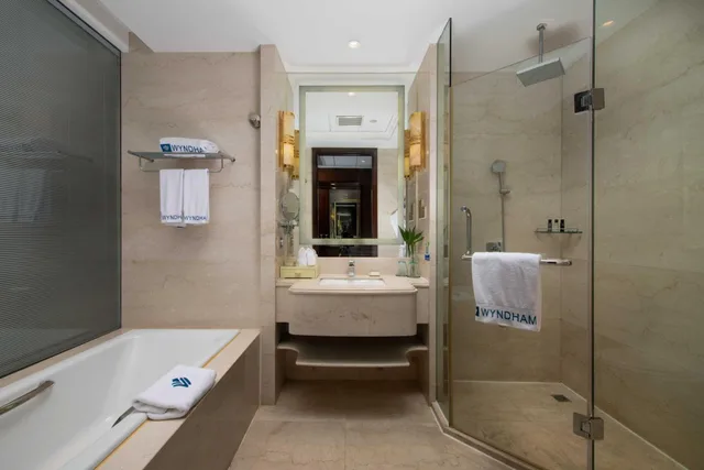 غرفة بسريرين منفصلين، Wyndham Grand Plaza Royale Changsheng Jiangyin 4/6