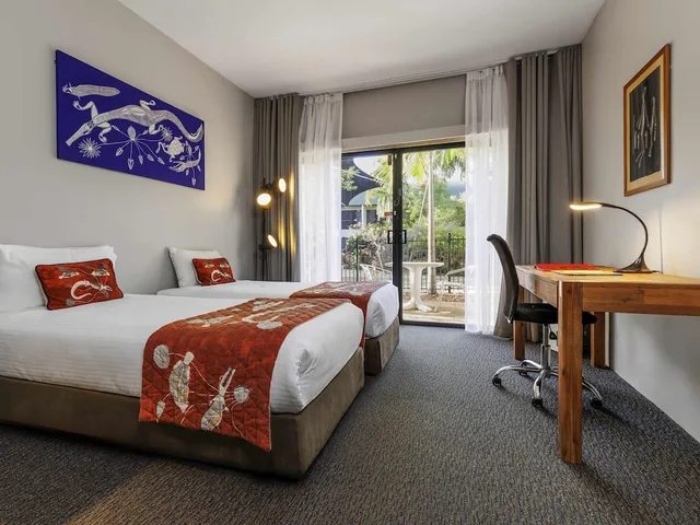غرفة عائلية بسرير كوين وسريرين منفصلين، Kakadu Crocodile Hotel 6/10