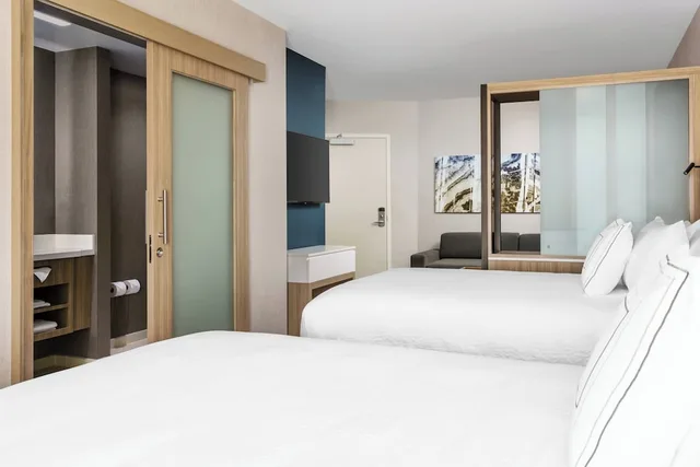 جناح استوديو بسريرين كوين لذوي الإعاقة، Springhill Suites Belmont Redwood Shores 1/4