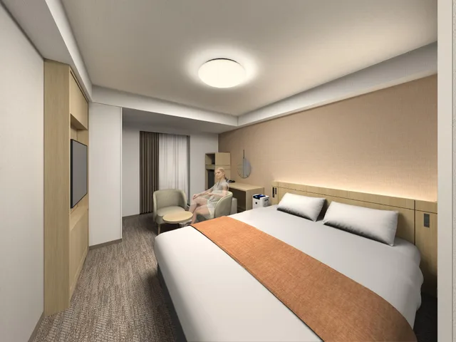 Renovated, Deluxe, Double Bed، Daiwa Roynet Hotel Kyoto Shijo Karasuma 2/2