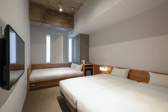 Moderate, Twin Beds, Large، TSUGU Kyoto Sanjo by THE SHARE HOTELS 2/6