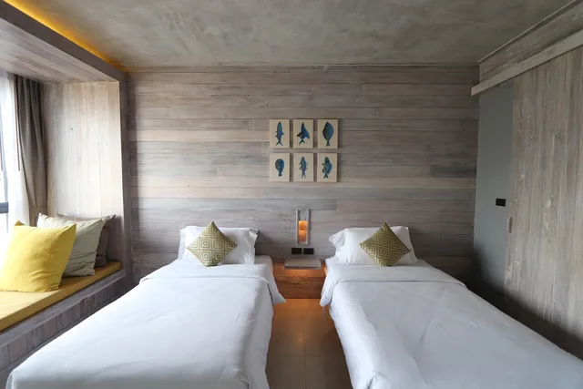غرفة ديلوكس بسرير مزدوج أو سريرين منفصلين، Dinso Resort 5/10