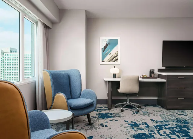 غرفة بسرير مزدوج بإطلالة على المدينة، Hilton San Jose 1/1