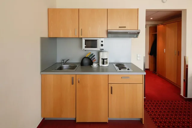 شقة أساسية بسرير مزدوج، Airporthotel Berlin Adlershof 6/6