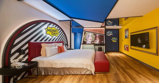 غرفة فاخرة بسرير كينج، Merryday Motel 8/10