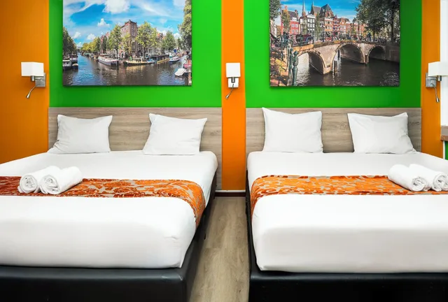 غرفة عائلية رباعية، Amsterdam Teleport Hotel 1/4