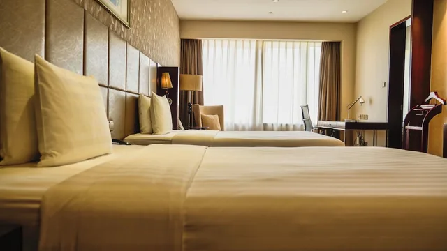 غرفة قياسية بسريرين مزدوجين في طابق مرتفع، Crowne Plaza Beijing Zhongguancun 3/6